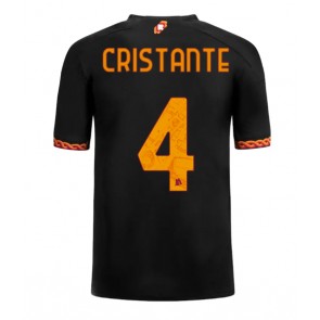 Maillot de foot AS Roma Bryan Cristante #4 Troisième 2023-24 Manches Courte